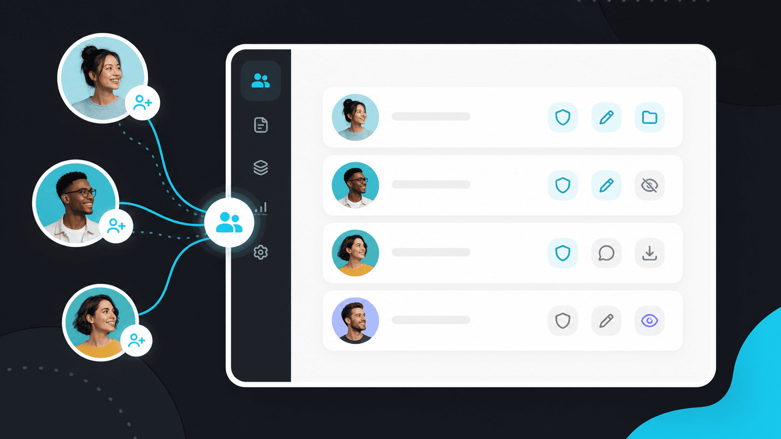 Invite your team and set roles